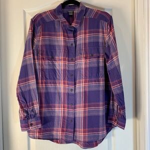 Eddie Bauer – Women’s Plaid Flannel Shirt